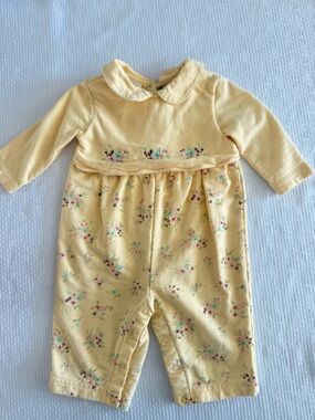 VINTAGE Floral One Piece | 6-9M | 100% Cotton